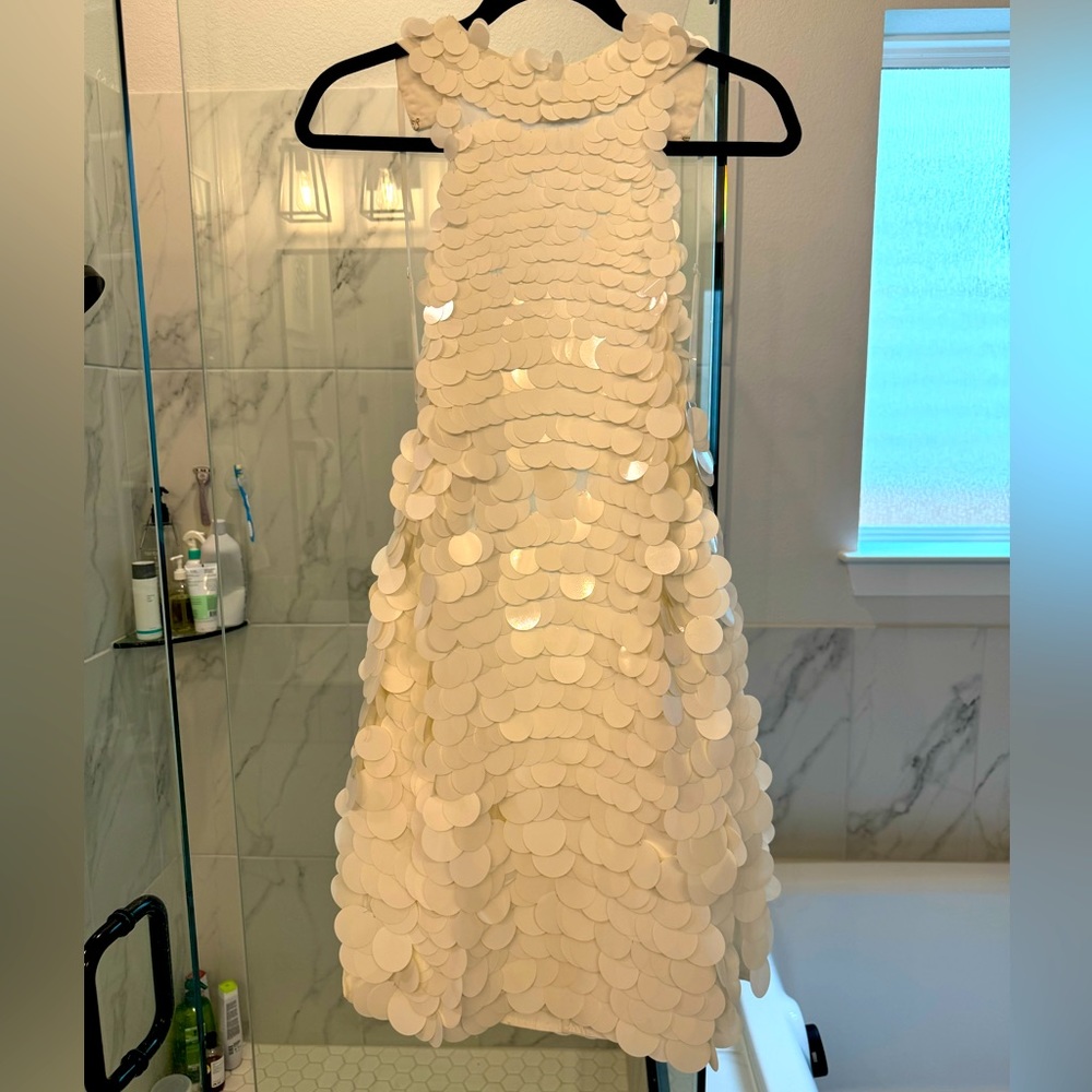 ASOS Design mini open back sequined dress